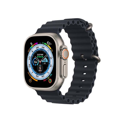 Apple Watch Ultra Titanium Case with Ocean Band GPS + Cellular